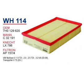 Wunder Hava Filtresi Volkswagen T5 - WH114 - (OrJ: 7H0129620A)